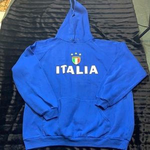 Italia Blue Hoodie